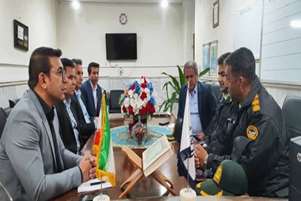 نشست سرپرست شبکه بهداشت و درمان شهرستان ارسنجان با فرمانده نیروی انتظامی این شهرستان